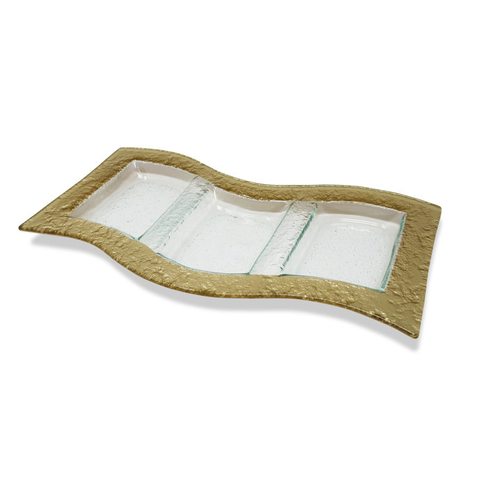 Mercer41 Sawyere Glass Tray Wayfair